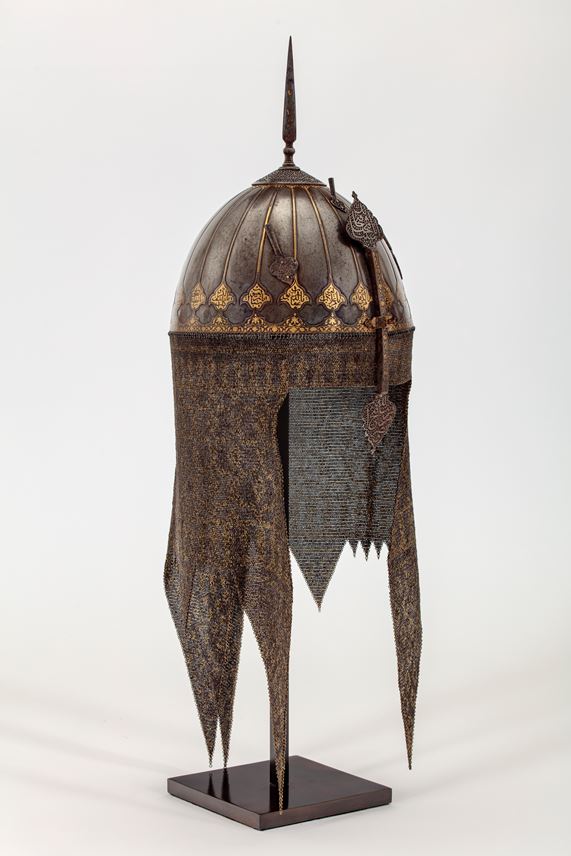 A Safavid helmet (Kulāh-Khūd) | MasterArt